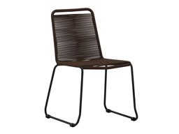 Уличный стул Dallas 2820 (Темно-коричневый + Чёрный)