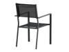 Σετ Τραπέζι και καρέκλες Dallas 3480 (Μαύρο)