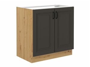 Waschbeckenschrank mit Türen Retro Grey 121