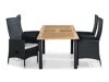 Conjunto de mesa e cadeiras Comfort Garden 1546 (Cinzento claro)