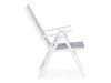 Stalo ir kėdžių komplektas Comfort Garden 1493 (Pilka + Balta)