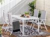 Conjunto de mesa e cadeiras Comfort Garden 1493 (Cinzento + Branco)