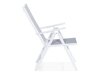 Conjunto de mesa e cadeiras Comfort Garden 1493 (Preto + Branco)
