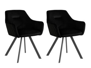 Conjunto de sillas Denton 1124 (Negro)