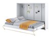 Κρεβάτι - ντουλάπα Concept Pro Lenart AH110 (Άσπρο)