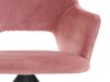 Conjunto de cadeiras Denton 1127 (Preto + Rosé)