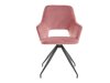 Conjunto de sillas Denton 1127 (Negro + Rosa)