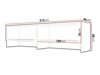 Шкаф Concept Pro Lenart AH112 (Бял + Бял гланц)