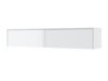 Fali szekrény Concept Pro Lenart AH121 (Fényes fehér + Fehér)