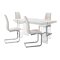 Conjunto de comedor Denton 1134 (Blanco)