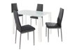 Маса и столове за трапезария Denton 1136 (Черен)