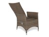 Stalo ir kėdžių komplektas Comfort Garden 1385 (Ruda)