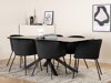Маса и столове за трапезария Dallas 2691 (Черен)