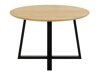 Τραπέζι Oakland 812 (Ανοιχτό χρώμα ξύλου + Μαύρο)