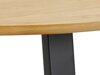 Τραπέζι Oakland 812 (Ανοιχτό χρώμα ξύλου + Μαύρο)