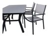 Tisch und Stühle Dallas 3587 (Grau + Schwarz)
