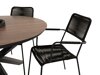 Conjunto de mesa y sillas Dallas 3605 (Negro)