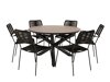 Tisch und Stühle Dallas 3607 (Schwarz)