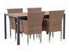 Стол и стулья Dallas 3613 (Светло-коричневый)