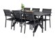 Conjunto de mesa y sillas Dallas 3641 (Negro)