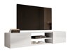 TV-Tisch Charlotte 164 (Weiß + Weiß glänzend)