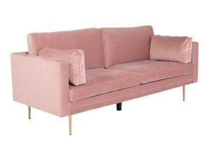 Sofa Dallas 101 (Staubig rosa + Braun)