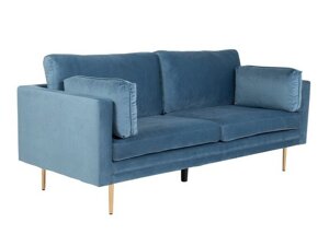 Sofa Dallas 101 (Tamsi mėlyna + Ruda)