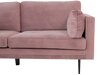 Καναπές Dallas 101 (Dusty pink + Μαύρο)