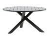 Asztal és szék garnitúra Dallas 3671 (Fekete + Szürke)