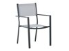 Conjunto de mesa y sillas Dallas 3671 (Negro + Gris)