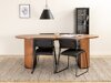 Conjunto de comedor Dallas 2760 (Nogal + Negro)