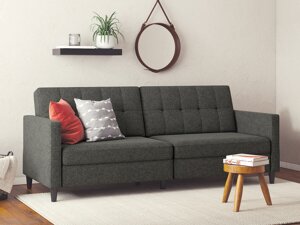 Καναπές κρεβάτι Tulsa 535 (Γκρι)