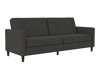 Καναπές κρεβάτι Tulsa 543 (Σκούρο γκρι)