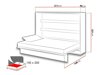 Настенная кровать Concept Pro Lenart AH115 (Белый)