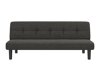 Καναπές κρεβάτι Tulsa 550 (Σκούρο γκρι)