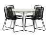Tisch und Stühle Dallas 3510 (Schwarz)