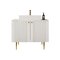 Mueble de lavabo de pie Merced P101 (Blanco)