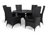 Asztal és szék garnitúra deNoord 292 (Fekete)