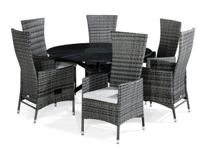 Стол и стулья Comfort Garden 1655 (Серый)