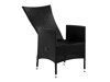 Conjunto de mesa y sillas Comfort Garden 1655 (Negro)