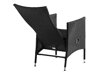Σετ Τραπέζι και καρέκλες Comfort Garden 1655 (Μαύρο)