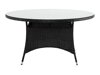 Asztal és szék garnitúra Comfort Garden 1386 (Fekete)