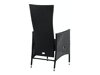 Σετ Τραπέζι και καρέκλες Comfort Garden 1388 (Μαύρο)