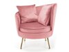Fotel Houston 1437 (Rózsaszín + Aranysárga)
