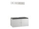 Set arredo da corridoio Hartford 384 (Bianco)