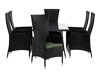 Σετ Τραπέζι και καρέκλες Comfort Garden 1660 (Μαύρο + Πράσινο)