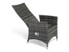 Stalo ir kėdžių komplektas Comfort Garden 1395 (Pilka + Balta)