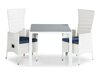 Tisch und Stühle Comfort Garden 1405 (Weiß)