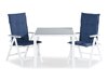 Asztal és szék garnitúra Comfort Garden 1406 (Kék)