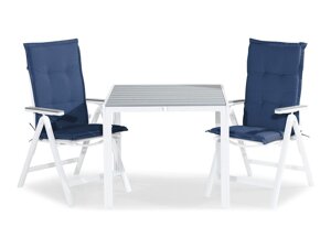 Σετ Τραπέζι και καρέκλες Comfort Garden 1406 (Μπλε)